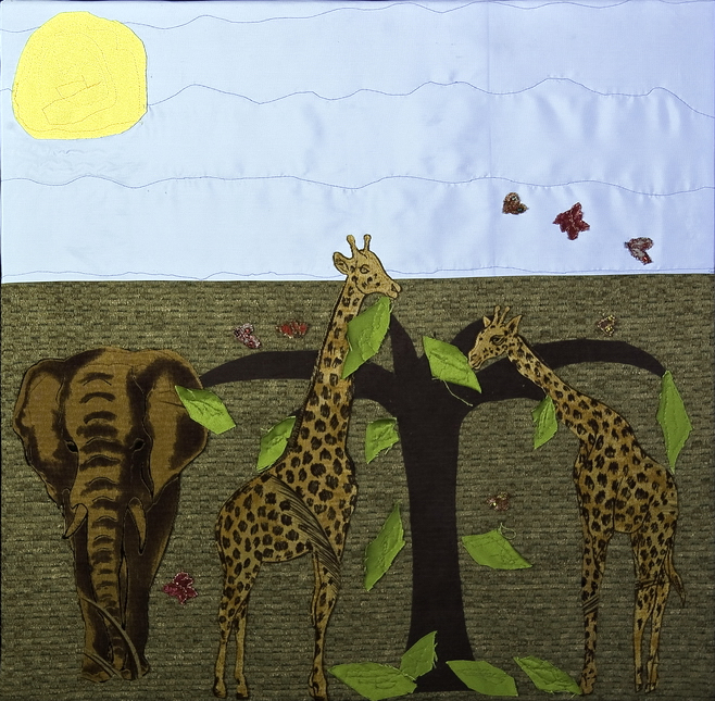 Textile Art for Africa - One Wild Animal at a Time