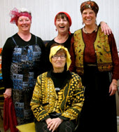 Four Grannies at the African Dinner
