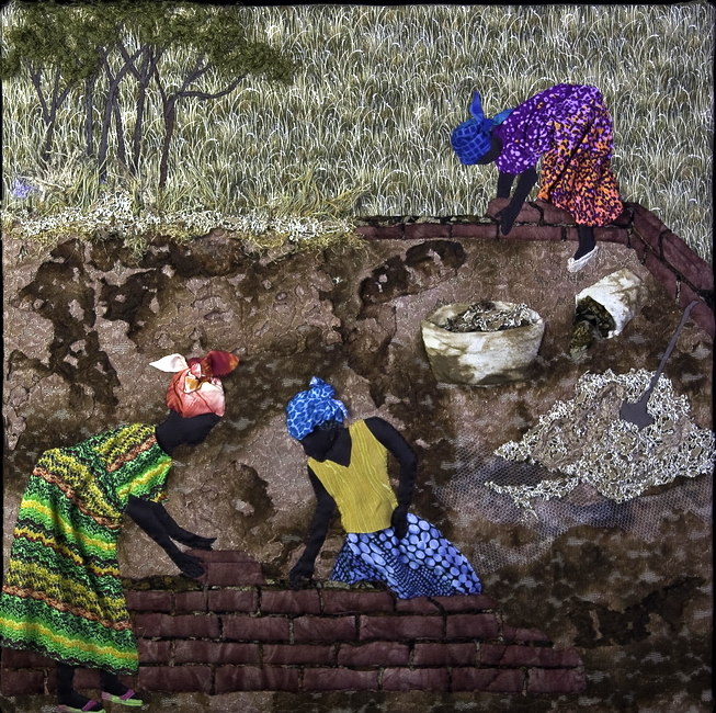 Textile Art for Africa - One Brick at a Time